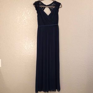 Navy Bridesmaids Gown